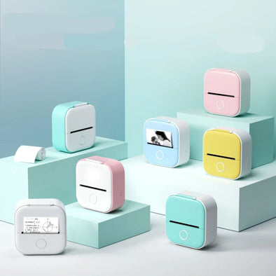 Portable Mini Thermal Label Printer Home Photo Printer Student Wrong Question Printer Bluetooth Mini Label Printer Price Tag
