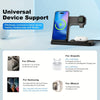 Wireless Charger, Magnetic Fast Charging Stand Compatible with Iphone 16 15 14 13 12 11 Pro Max plus XS XR X 8, for Apple Watch 9 8 7 6 5 4 3 2 SE, for Airpods 3 2 Pro, 3 in 1 Charging Station