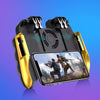 Smartphone Game Trigger Controller Joystick with Cooling Fan for FPS PUBG Iphone Ios Android Smartphone Gamepad Fan Cooler