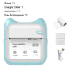 Mini Photo Printer for Iphone/Android,1000Mah Portable Thermal Photo Printer for Gift Study Notes Work Children Photo