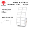 Phomemo M110 Portable Label Printer Mini Thermal Self-Adhesive Sticker Printer Mobile Pocket Tag Price UV Label Sticker Printer